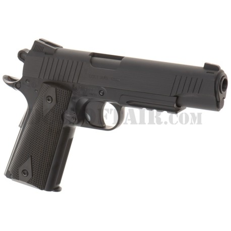 Colt Rail Gun Black Metal Slide Cybergun