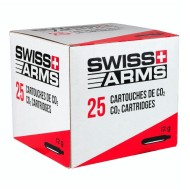 Ricariche Co2 Confezione 25 Pezzi Swiss Arms