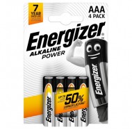 Blister 4 Batterie AAA 1.5V Power Energizer