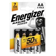 Blister 4 Batterie AA 1.5V Power Energizer