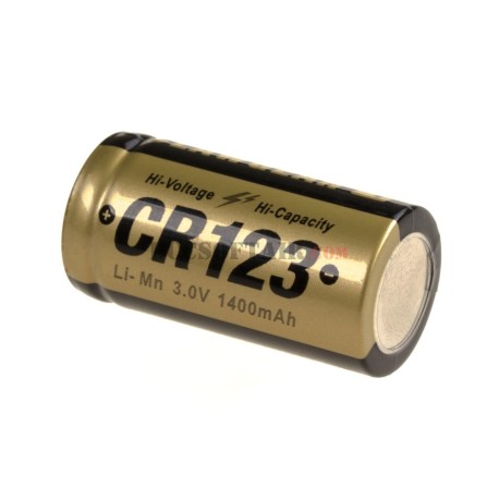 Batteria CR123 3V 1400mAh Clawgear