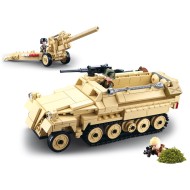 Sluban B0695 SD.KFZ. 251 Half-Track Con K18 105mm