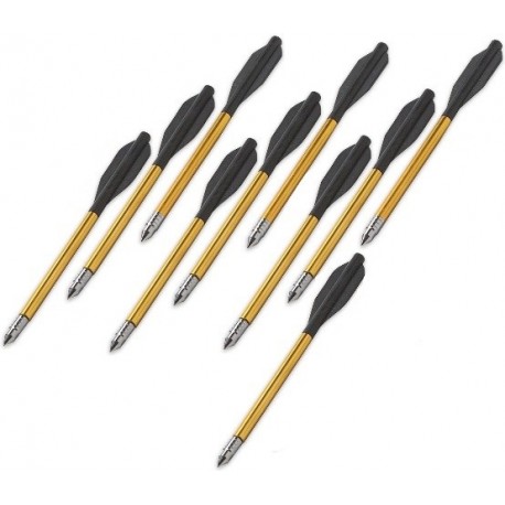 Blister 10 Dardi In Alluminio Per Pistola Balestra