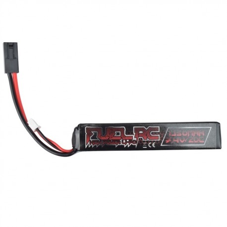 Batteria 7.4Vx1350mAh 20C Tubo M4 Lipo Fuel