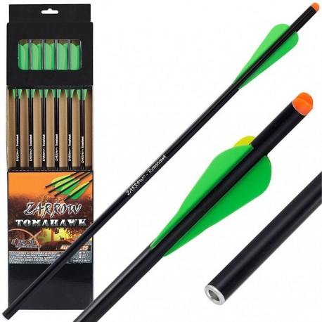 Hori-Zone Dardi Zarrow Tomahawk 20" Alloy Crossbow – 6 Pezzi Precisi