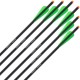 Hori-Zone Dardi Zarrow Tomahawk 20" Alloy Crossbow – 6 Pezzi Precisi