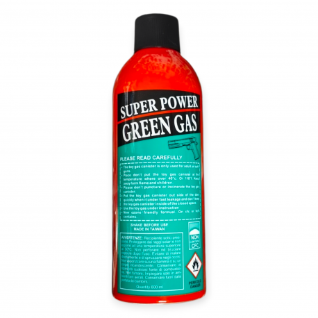 Bombola Di Gas Super Power 600ml Green Gas