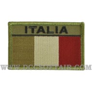 Patch Italia Bassa Visibilità Con Velcro
