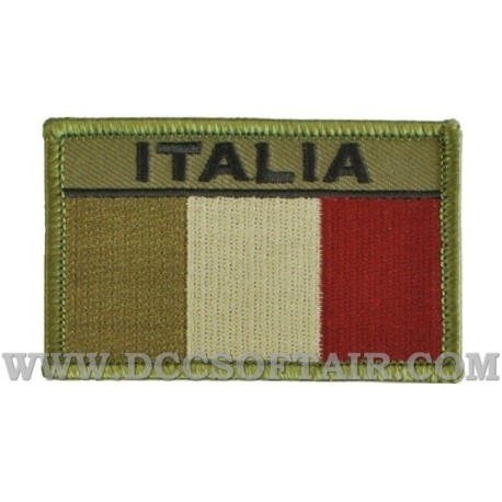 Patch Italia Bassa Visibilità Con Velcro