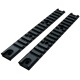 Coppia Slitte Rail Matt Black AM013/014 Airtech