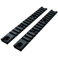 Coppia Slitte Rail Matt Black AM013/014 Airtech