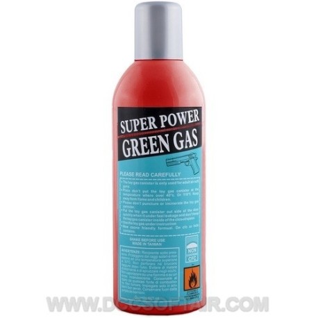 Bombola Di Gas Super Power 600ml Green Gas