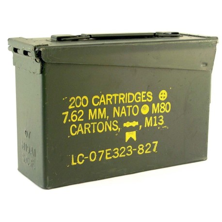 Cassetta Porta Munizioni M19A1 Cal.7.62 U.S. Military