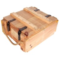 Cassa Originale Esercito Francese In Legno