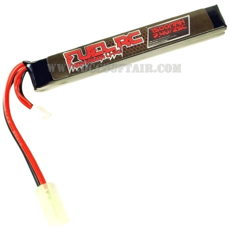 Batteria 7.4Vx1500mAh 25C Lipo Fuel