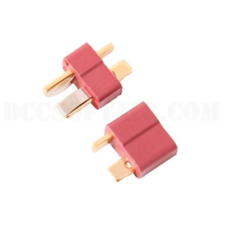 Coppia Connettori Deans T-Plug Duel Code