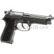Beretta M92 Elite Chrome Gbb Full Metal B&W