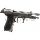 Beretta M92 Elite Chrome Gbb Full Metal B&W
