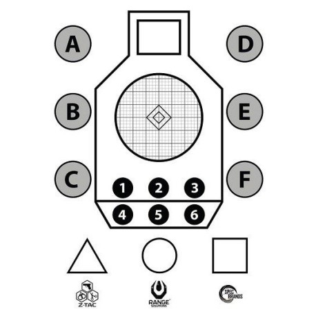 Bersaglio Aim Small Shooting Target Range Solution