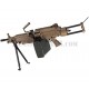 Mitragliatrice M249 Para Saw Desert Full Metal A&K