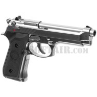 Beretta 92SB V2 Chrome Full Metal Gas We