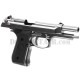 Beretta 92SB V2 Chrome Full Metal Gas We