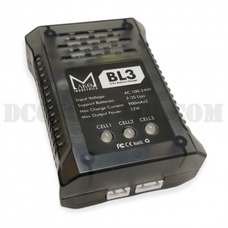 BL3 Caricabatterie Compact Lipo 7.4V/11.1V Mako