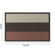 Patch 3D Pvc Bandiera Russia Bassa Visibilità 101