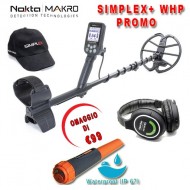 Metal Detector Nokta Makro Simplex+ Whp Con Nokta Pointer